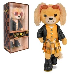 Woof & Co 2025: 15-Inch Chic Fashion Doll – Briana, Poseable Plush Dog Doll Toy